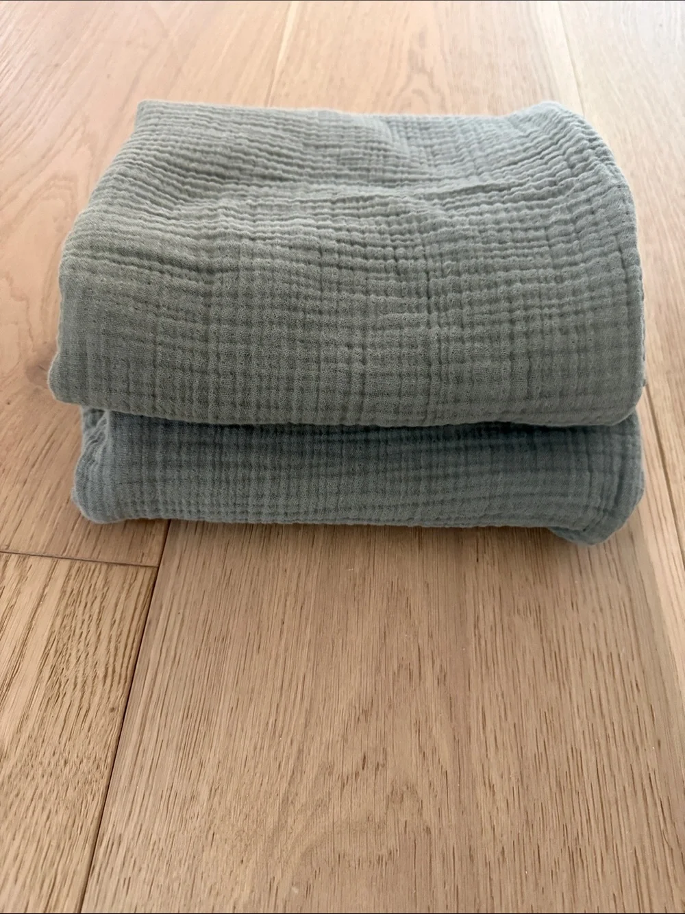 Quince Organic Cotton Gauze Standard Shams Set of 2 – Dried Sage